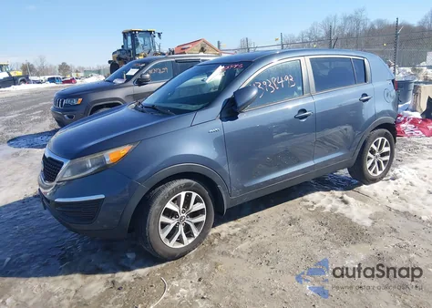 2016 Kia Sportage Lx from USA, damaged, VIN KNDPBCAC7G7875936